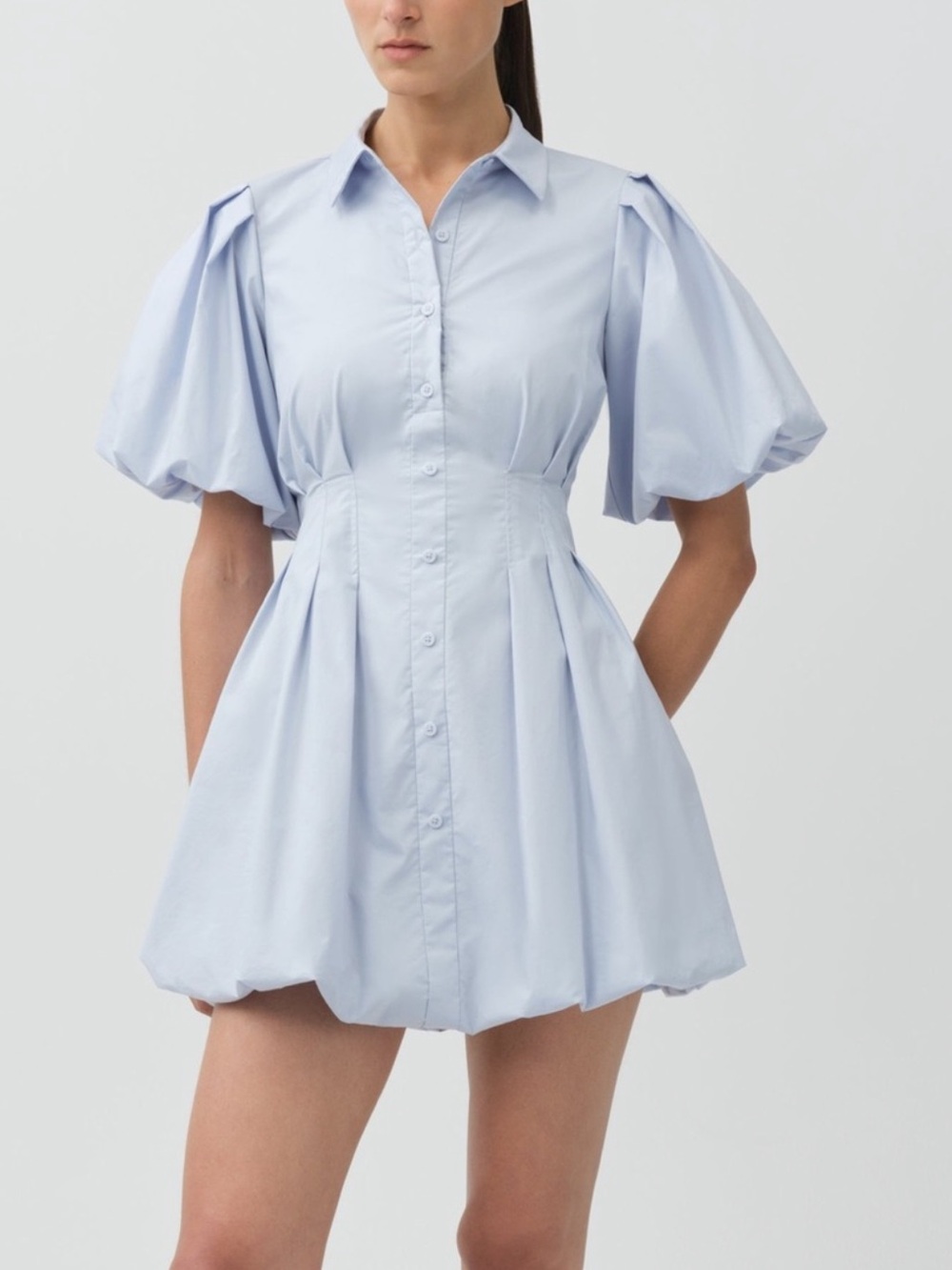 Simkhai Mini Blue Dress